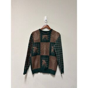 Rare Lord of the Rings Patchwork Knit Sweater- White Tree of Gondor & Evenstar M